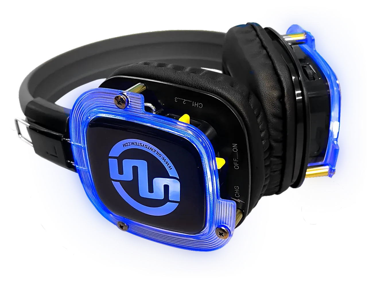 Cuffia wireless Silentsystem SX-809 con LED blu accesi