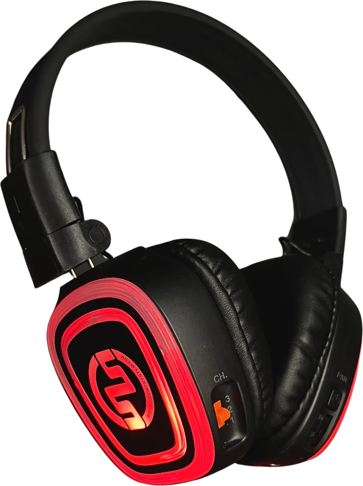 Cuffia wireless Silentsystem SX-839 V2 con LED rosso acceso